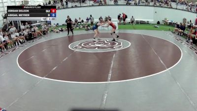 125 lbs Jordan DeLeon, California Blue vs Abigail Meyrer, Iowa