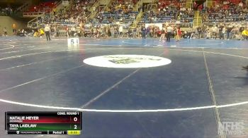 110 lbs Cons. Round 1 - Taya Laidlaw, Fargo vs Natalie Meyer, Dickinson