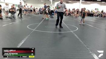 56 lbs Round 5 (8 Team) - Alex Labella, Mat Rats vs John Petrovcik, FL Scorpions