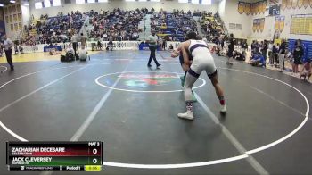 138 lbs Cons. Round 2 - Jack Cleversey, Sumner Hs vs Zachariah DeCesare, Celebration