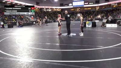 110 lbs Champ. Round 1 - Grace Jones, Tiffin University vs Alanna Barberio, East Stroudsburg University