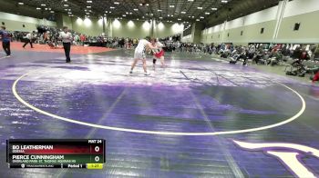 215 lbs Champ. Round 2 - Bo Leatherman, Odessa vs Pierce Cunningham, Overland Park-St. Thomas Aquinas HS