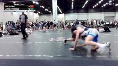 132 lbs Round 2 (6 Team) - Jack Gilson, C2X Academy vs Laudon Ethridge, Circle Training Center