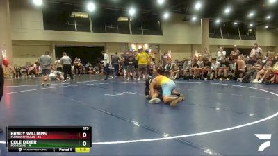 175 lbs Semis (4 Team) - Cole Didier, Pod Squad vs Brady Williams, Florida Pitbulls