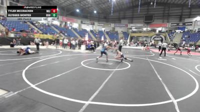 116 lbs 3rd Place - Tyler McCracken, Mile High WC vs Ulysses Montes, Bear Cave WC