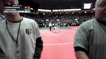 130 lbs Champ. Round 2 - Wyatt Surber, BAB1 vs Zyonnie Rodriguez, EMPA