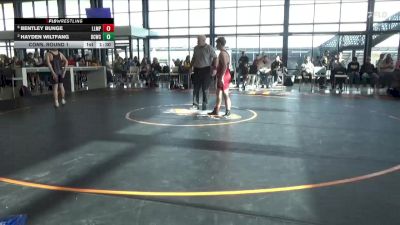 152 lbs Cons. Round 1 - Bentley Bunge, Lisbon Lion Mat Pack vs Hayden Wiltfang, Benton Community Wrestling Clu