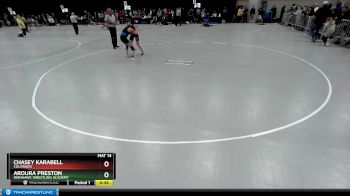 100 lbs Cons. Round 2 - Aroura Preston, Ironhawk Wrestling Academy vs Chasey Karabell, Colorado