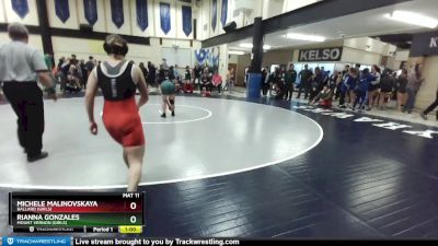 130lbs Cons. Round 3 - Rianna Gonzales, Mount Vernon (Girls) vs Michele Malinovskaya, Ballard (Girls)