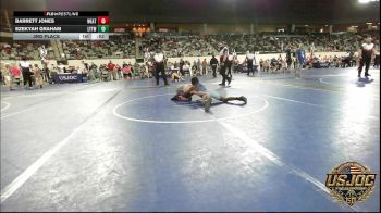 75 lbs 3rd Place - Barrett Jones, Weatherford Youth Wrestling vs Ezekyah Graham, L-Town Titans