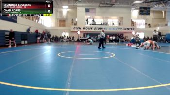 197 lbs Round 3 (6 Team) - Chad Adams, Cowley College vs Chandler Loveless, North Idaho College