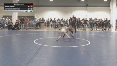 70 lbs Consi Of 16 #1 - Riddic Bunn, WA vs Kayden Thompson, WV