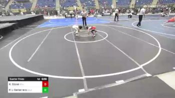 70 lbs Quarterfinal - Rocky Stone, Rolling Stones Wrestling vs Persayus Lorenzo-DeHerrera, Colorado Monsters