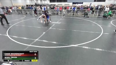 190 lbs Cons. Round 4 - Chase Woosencraft, Askren Wrestling Academy vs Wura Yinusa, IceFighter U.