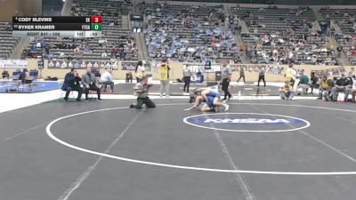 106 lbs 3rd Place Match - Ryker Kramer, Fort Campbell vs Cody Blevins, Simon Kenton