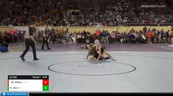 5A-120 lbs Champ. Round 1 - Wyatt Miller, Glenpool vs Kaleb Kerr, Midwest City