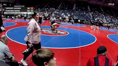 1A-190 lbs Cons. Round 2 - Fletcher Crowe, Chattooga vs Anthony Jackson, McIntosh County Academy