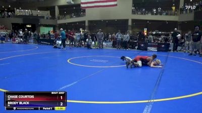 113 lbs Champ. Round 1 - Chase Courtois, KS vs Brody Black, IA