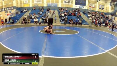 63 lbs Cross Bracket (8 Team) - Marshall Manley, Jet Wrestling Club vs Kole Myrick, Husky Wrestling Club