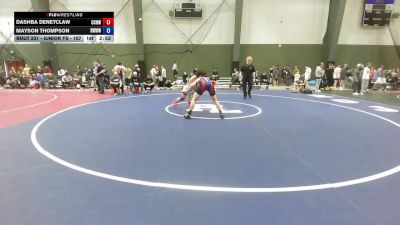 Junior FS - 157 lbs Cons. Round 3 - Dashba Denetclaw, CNWC Concede Nothing Wrestling Club vs Mayson Thompson, South West Washington Wrestling Club