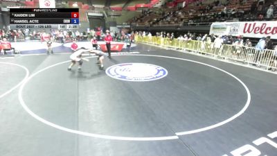 126 lbs Champ. Rd Of 16 - Kaiden Lim vs Hansel Acte, Eisenhower High School Wrestling