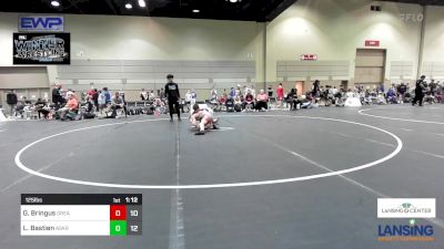 125 lbs Semifinal - George Bringus, Greater Heights Wrestling vs Linken Bastien, Askren Wrestling Academy - (B)