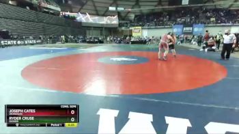 1B/2B 285 Cons. Semi - Joseph Cates, Okanogan vs Ryder Cruse, Rainier