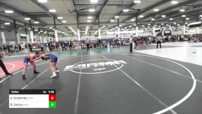 123 lbs Semifinal - Apphia Gutierrez, Stampede WC vs Riella Garza, Warrior WC