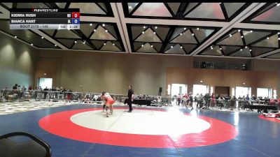 140 lbs Cons. Round 2 - Kierra Rush, NC vs Bianca Hart, AL