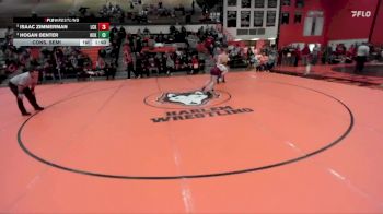 132 lbs Cons. Semi - Hogan Benter, Columbia (HICKMAN) (MO) vs Isaac Zimmerman, LOCKPORT (Twp)