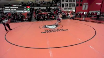 132 lbs Cons. Semi - Hogan Benter, Columbia (HICKMAN) (MO) vs Isaac Zimmerman, LOCKPORT (Twp)