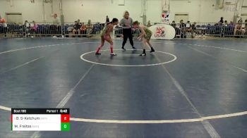 83 lbs Round 3 - Onesty Simmons-Ketchum, Stay Sharp Wrestling Club vs Michael Freitas, Mooresville Wrestling Club