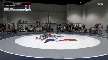 U15 GR - 38 lbs Cons. Round 5 - Alex Lobdell, Cowboy Wrestling Club vs Logan Tuck, New Jersey