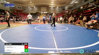 170 lbs Consi Of 4 - Xaiver Keathley, Perkins vs Jayden Orth, Skiatook Youth Wrestling