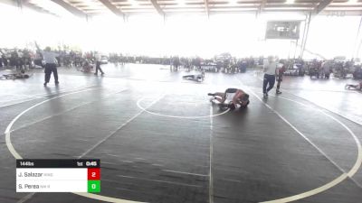 144 lbs Consi Of 4 - Jerome Salazar, Kingdom Wrestling vs Santiago Perea, NM Royalty