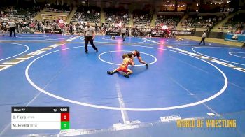 76 lbs Quarterfinal - Bryce Fiore, NFWA / Clay vs Mason Rivera, Topeka Blue Thunder