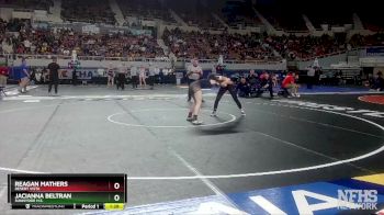 D1-107 lbs Semifinal - Jacianna Beltran, Sunnyside H.S. vs Reagan Mathers, Desert Vista