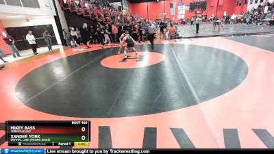 152 lbs Cons. Round 4 - Mikey Bass, YORKVILLE (HS) vs Xander York, Crystal Lake (PRAIRIE RIDGE)