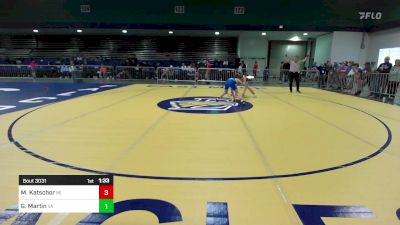 113 lbs Round Of 128 - Mason Katschor, MI vs Graydon Martin, VA