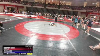 100 lbs Cons. Round 3 - Ty Walter, Raw Wrestling Club vs Cooper Keely, Oklahoma