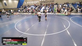 130 lbs Champ. Round 1 - Winn Aland, Falcon Wrestling Club vs Eric Randy Longoria, Syracuse