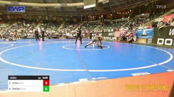 130 lbs Consi Of 8 #2 - Zaiden Yates, Siouxland Wrestling Academy vs Karter Walker, Nixa Youth Wrestling