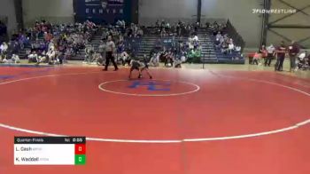 55 lbs Quarterfinal - Luke Cash, Brookwood Broncos Youth Wrestling vs Karson Waddell, Harrison Top Dog Wrestling Club