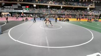 5A 114 lbs Champ. Round 1 - Payten Gutierrez, Melissa vs Dalilah Coyle, Henrietta