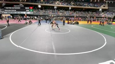 5A 114 lbs Champ. Round 1 - Payten Gutierrez, Melissa vs Dalilah Coyle, Henrietta