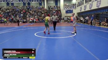 113 lbs Champ. Round 1 - Adam Gelman, SYCAMORE vs Conner Pool, St Francis De Sales (Toledo)