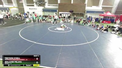 71 lbs Champ Round 1 (16 Team) - Treyson O`Dell, Sanderson Wrestling Academy vs Benjamin Pelayo, Idaho 2