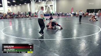 132 lbs Round 2 (10 Team) - Dillon Smith, Eagle Empire Purple vs Gage Rutan, Fight Barn WC