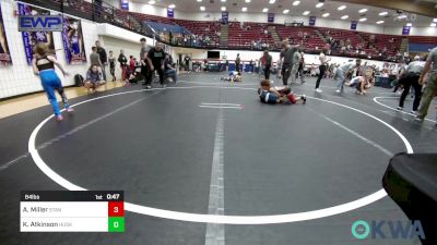 64 lbs Consi Of 4 - Ayson Miller, Standfast OKC vs Kolt Atkinson, Husky Wrestling Club