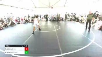 170 lbs Quarterfinal - Nick Womack, Escondido vs Milo Mastrucci, NexGen RTC